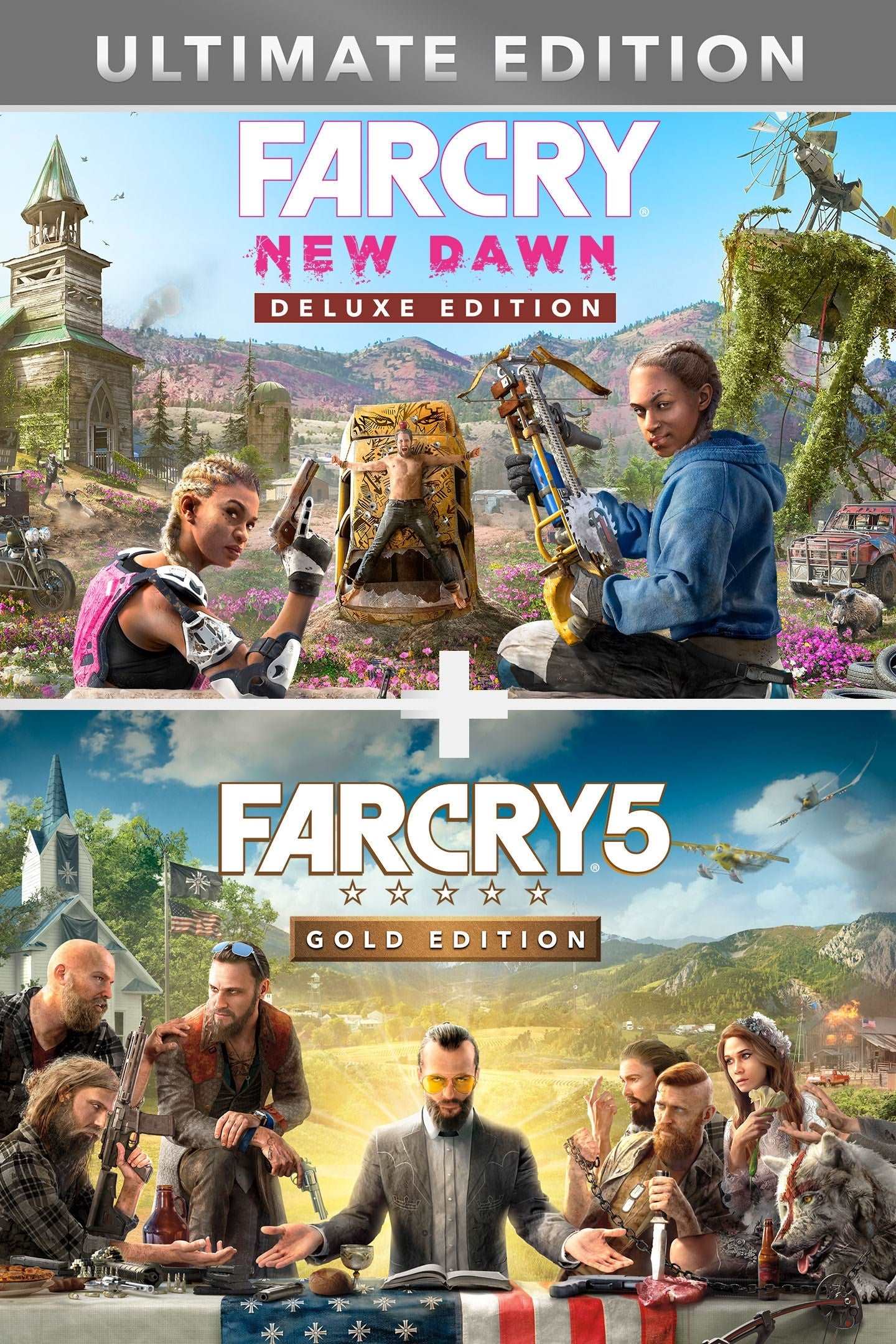 Far Cry 5 Gold Edition + Far Cry  New Dawn Deluxe Edition Bundle XboxKeys.cz