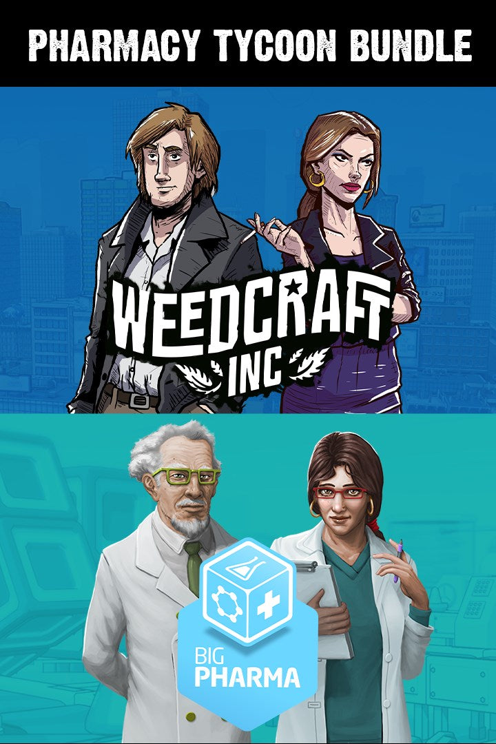 Weedcraft Inc & Big Pharm Pharmacy Tycoon Bundle